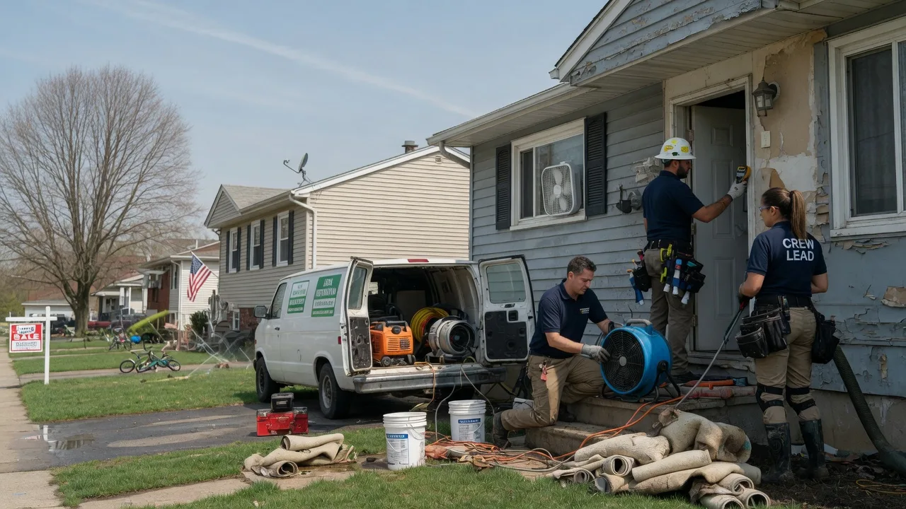 Flood Cleanup in Greenfield, IL near me